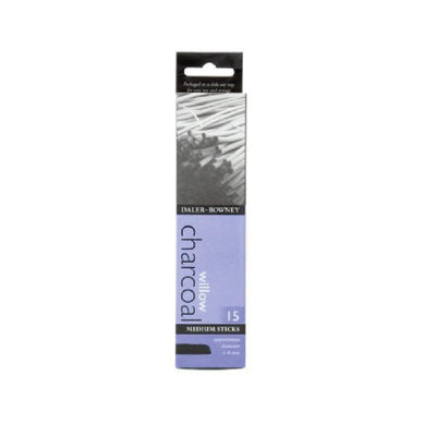 BOITE 15 FUSAIN 5 - 6MM "DALER ROWNEY" - Librairie Oxford City
