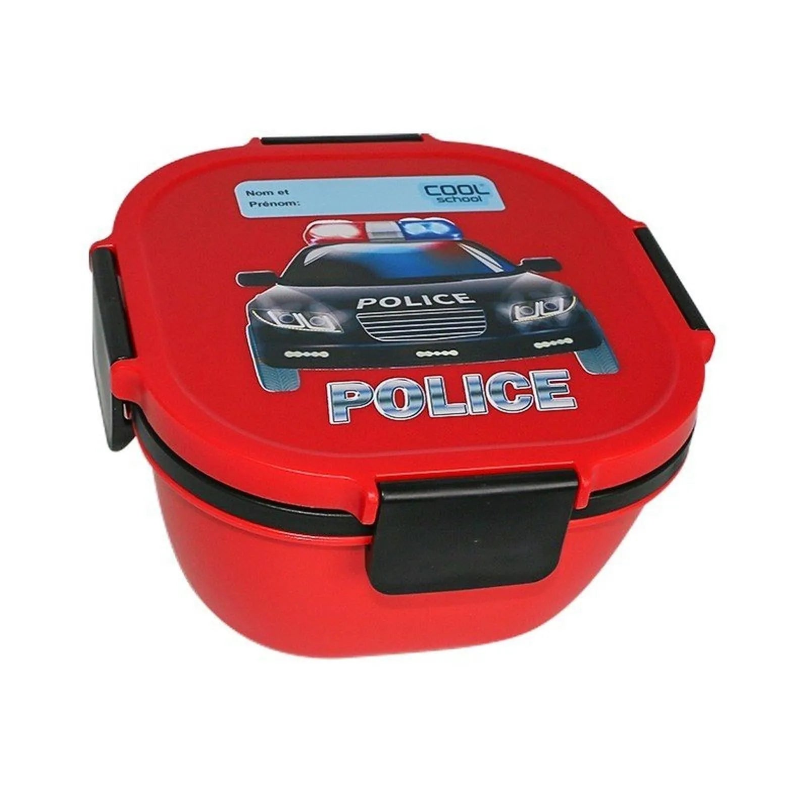 Boite à Repas 1700ml - Rouge - Police - Librairie Oxford City