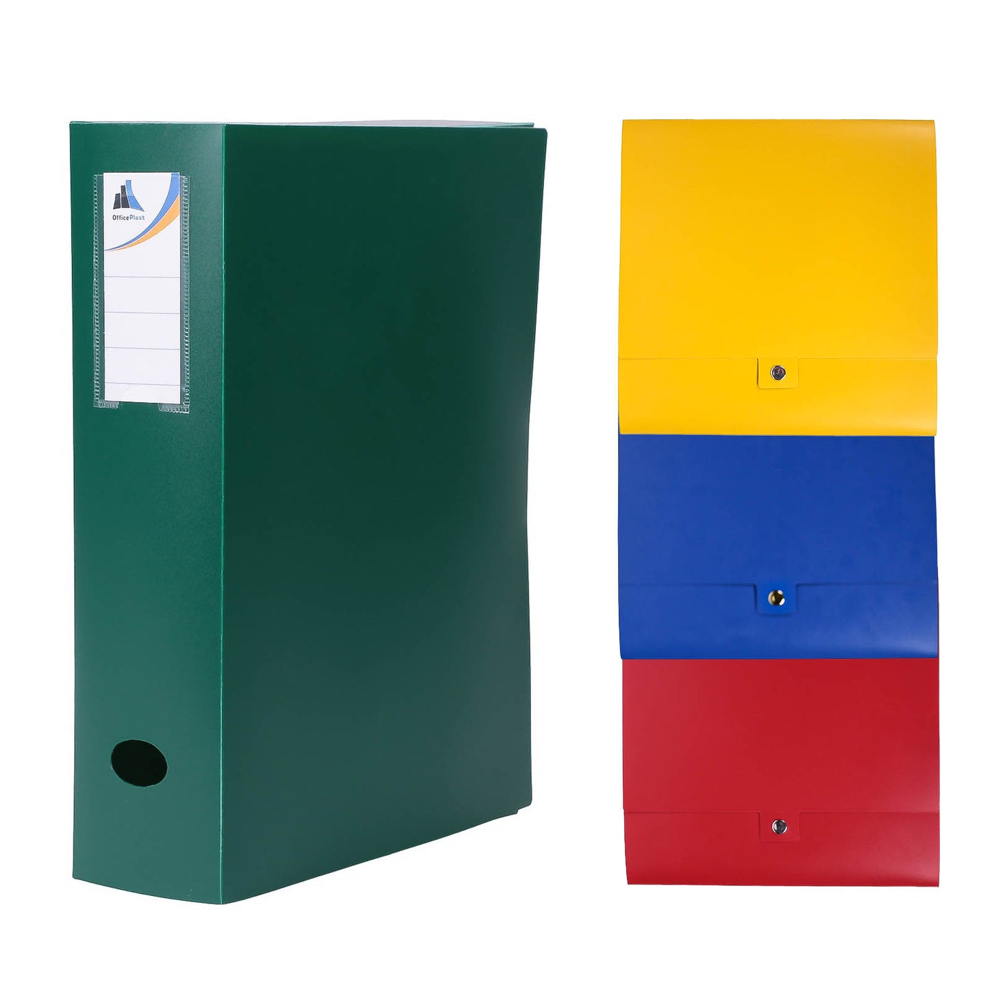 Boîte de Classement PP Rigide A4 Dos 80mm — OfficePlast - Librairie Oxford City