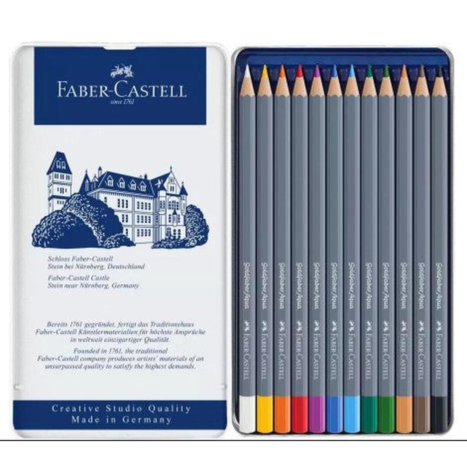 Boîte de 12 Crayons aquarelles - Goldfaber Aqua - Librairie Oxford City