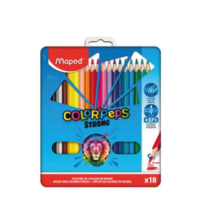 Boîte de 18 crayons de couleur - Librairie Oxford City