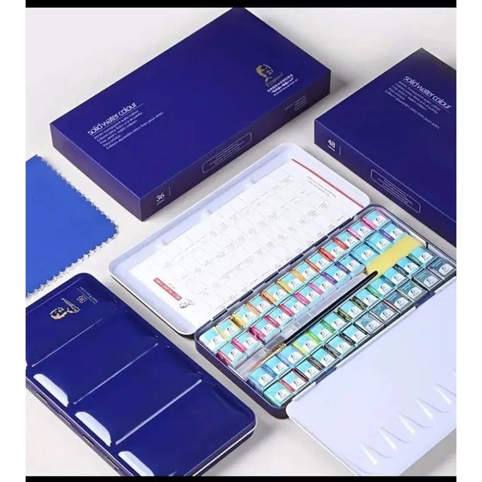 Boîte de 24 aquarelles Demi Godet - Librairie Oxford City