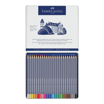 Boite de 24 Crayons de couleur aquarellable Goldfaber | Faber - Castell - Librairie Oxford City