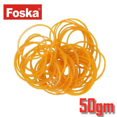 BRACELET ÉLASTIQUE JAUNE 50G FOSKA - Librairie Oxford City