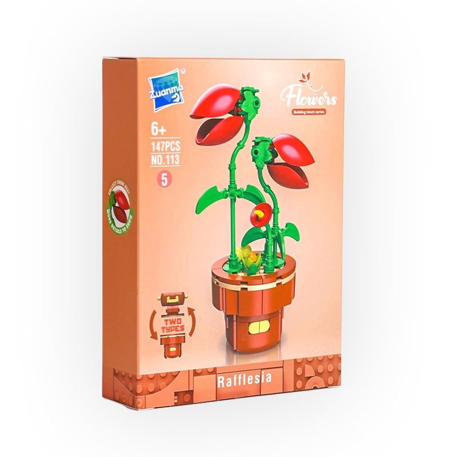 Building Block Flower - Age 6+ - Zuanma - Librairie Oxford City