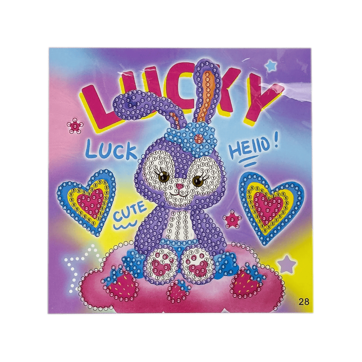 Kit Diamond Painting Enfant (15cm) – DIY Tableaux & Stickers Brillants ✨
