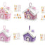 Tirelire Maison Kawaii – Casita Rabbit avec Stickers Décoratifs – Mini Piggy Bank Enfant