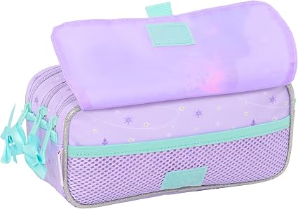 Trousse Safta Frozen 3 Compartiments — Elsa & Anna