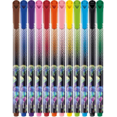 Maped Deepsea Paradise - 12 Feutres Premium - pointe 2,5mm - pochette carton - Librairie Oxford City
