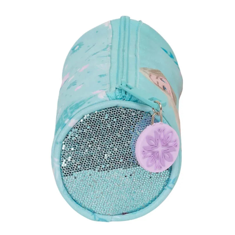 Trousse Ronde Safta Frozen — Elsa Bleu & Violet