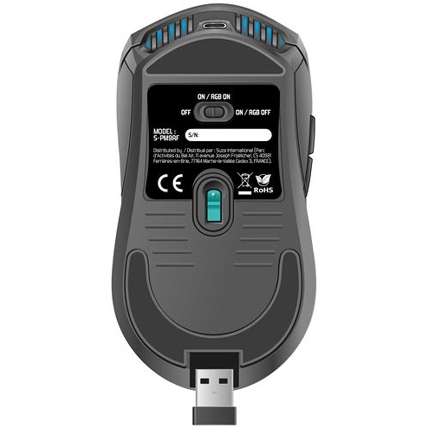 Souris gaming sans fil Spirit Of Gamer Pro - M9 Noir - Librairie Oxford City