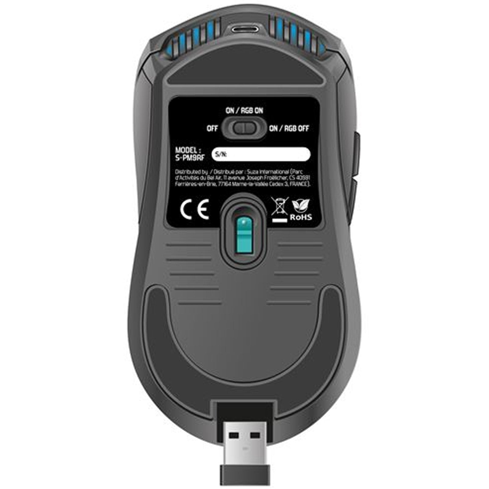 Souris gaming sans fil Spirit Of Gamer Pro - M9 Noir - Librairie Oxford City