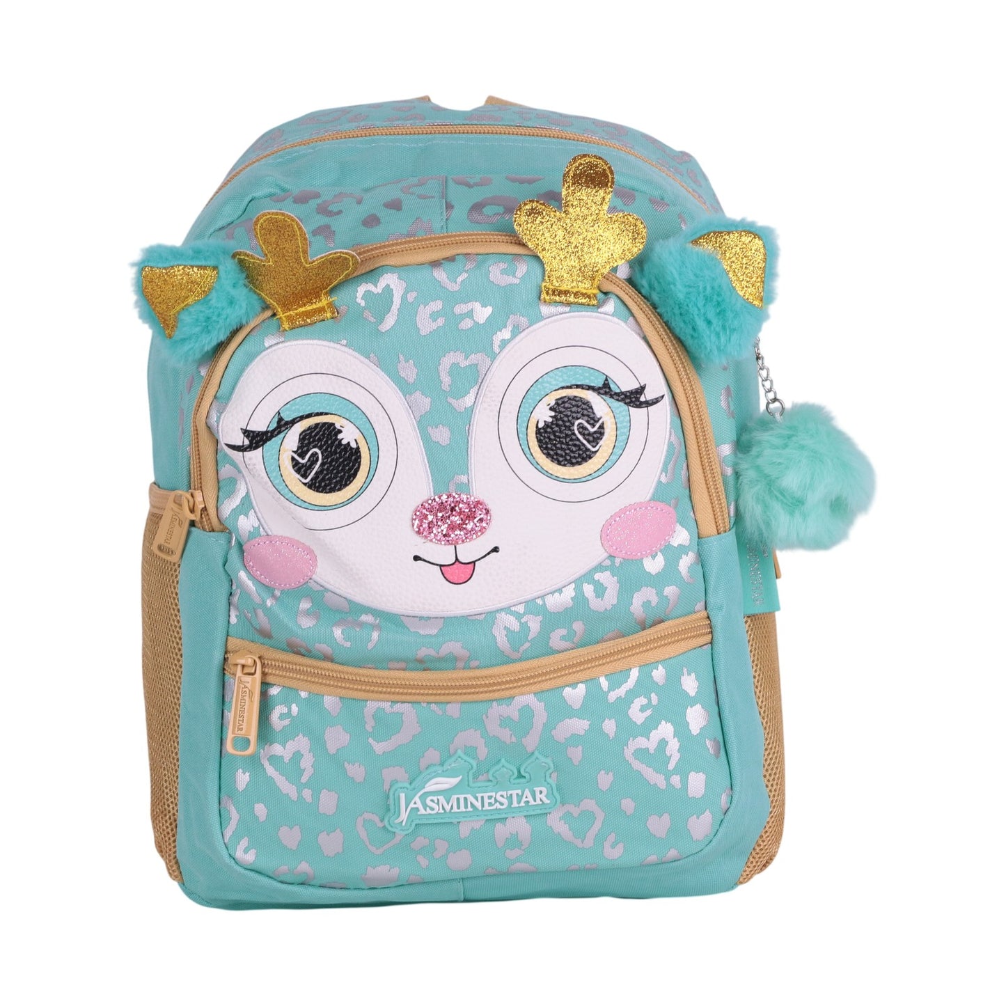 JasmineStar — Cartable Animal Face avec Pompon pour Fille - Librairie Oxford City