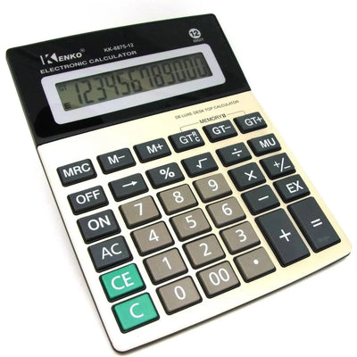 CALCULATRICE 12DGT GM REF KK8875 - 12 - Librairie Oxford City