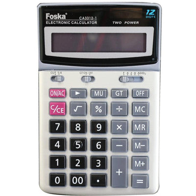 CALCULATRICE CA3312 - 1 FOSKA - Librairie Oxford City