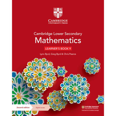 Cambridge Lower Secondary Mathematics Learner's Book 9 avec accès numérique (1 an) (Maths) 2e édition - Librairie Oxford City