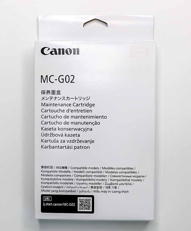 Cartouche d'entretien CANON MC - G02 - Librairie Oxford City
