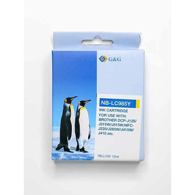 Cartouche Encre Yellow 12ml Brother NB - LC985Y - Librairie Oxford City