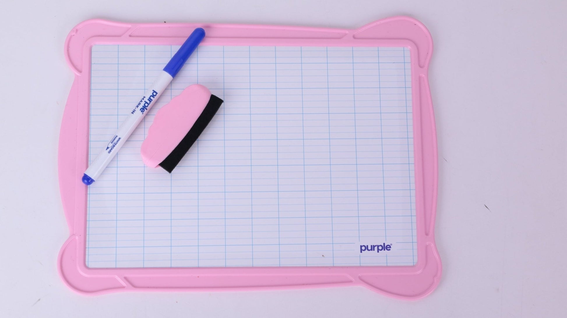 Ardoise Effaçable Purple avec Lignage Seyès — Pack Stylo + Brosse - Librairie Oxford City