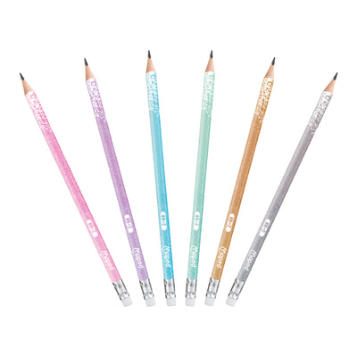MAPED GRAPHITE PENCILS GLITTER DECO HB - Librairie Oxford City