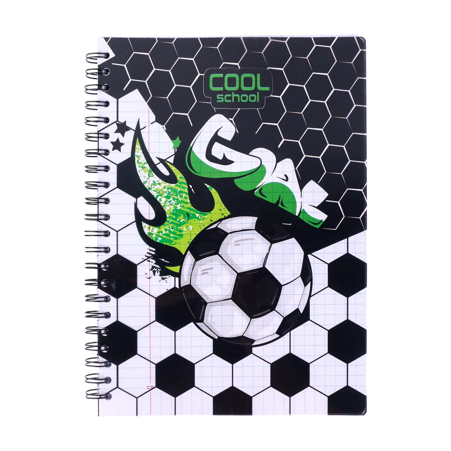 Cool School - Cahier à Spirale 200 Pages Grand Format 70g - Librairie Oxford City