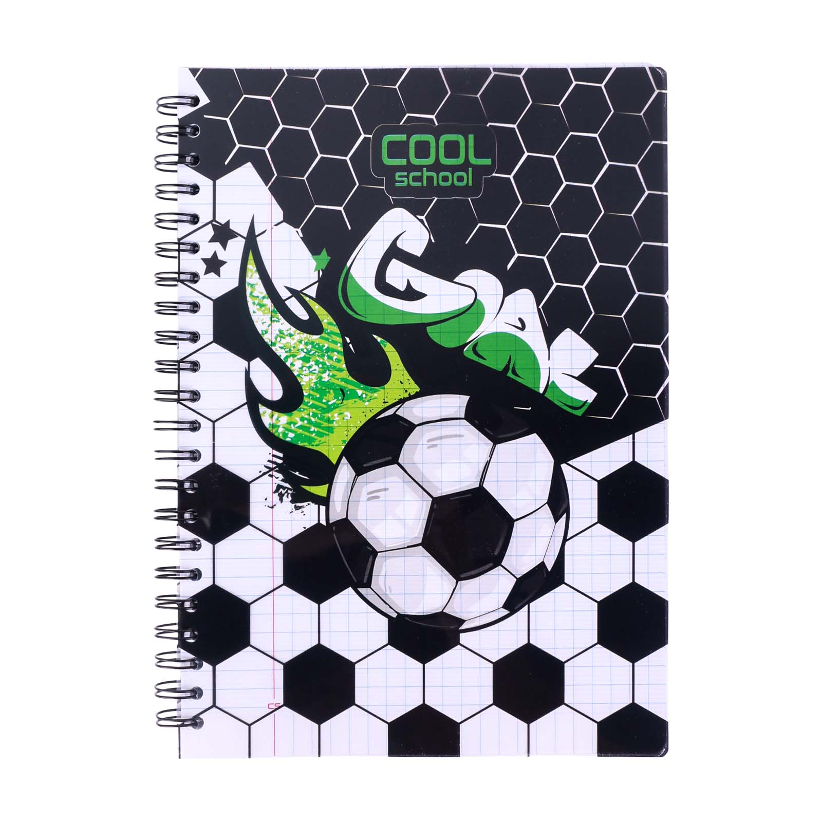 Cool School - Cahier à Spirale 200 Pages Grand Format 70g - Librairie Oxford City
