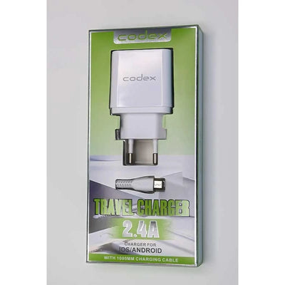 Chargeur USB 2.4A CODEX - Librairie Oxford City