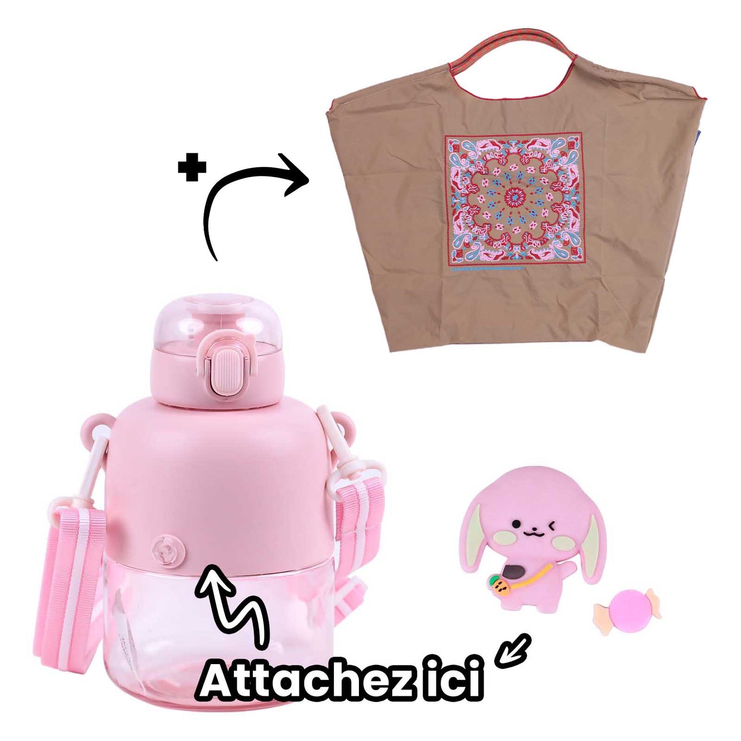 Bouteille & Thermos au Choix + Tote Bag | Promo -19.95 DT