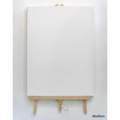 Chassis toile 30 x 40 cm + support en bois - Librairie Oxford City