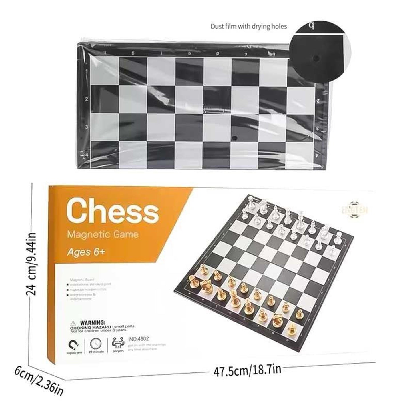 Chess♟️ Magnetic🧲 Game👑 Age 6+ - Librairie Oxford City