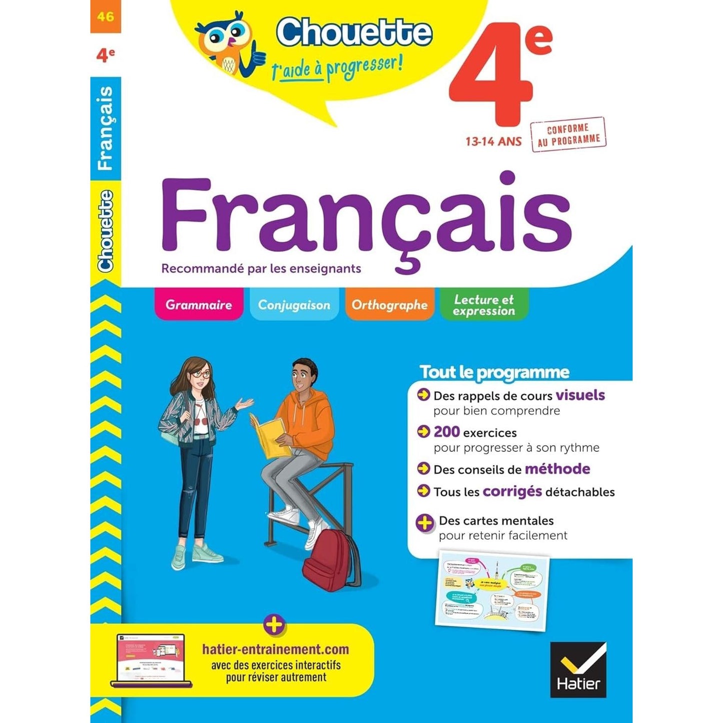 Chouette - French 4e: cahier de révision et d'entraînement recommandé par les enseignants - Librairie Oxford City