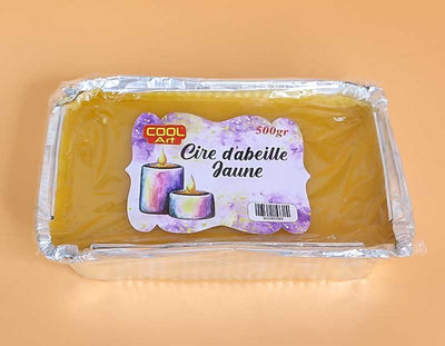 Cire d'abeille jaune 500g - Librairie Oxford City