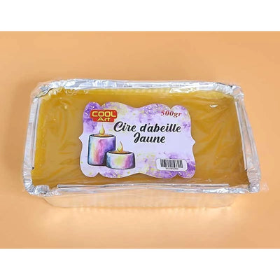 Cire d'abeille jaune 500g - Librairie Oxford City
