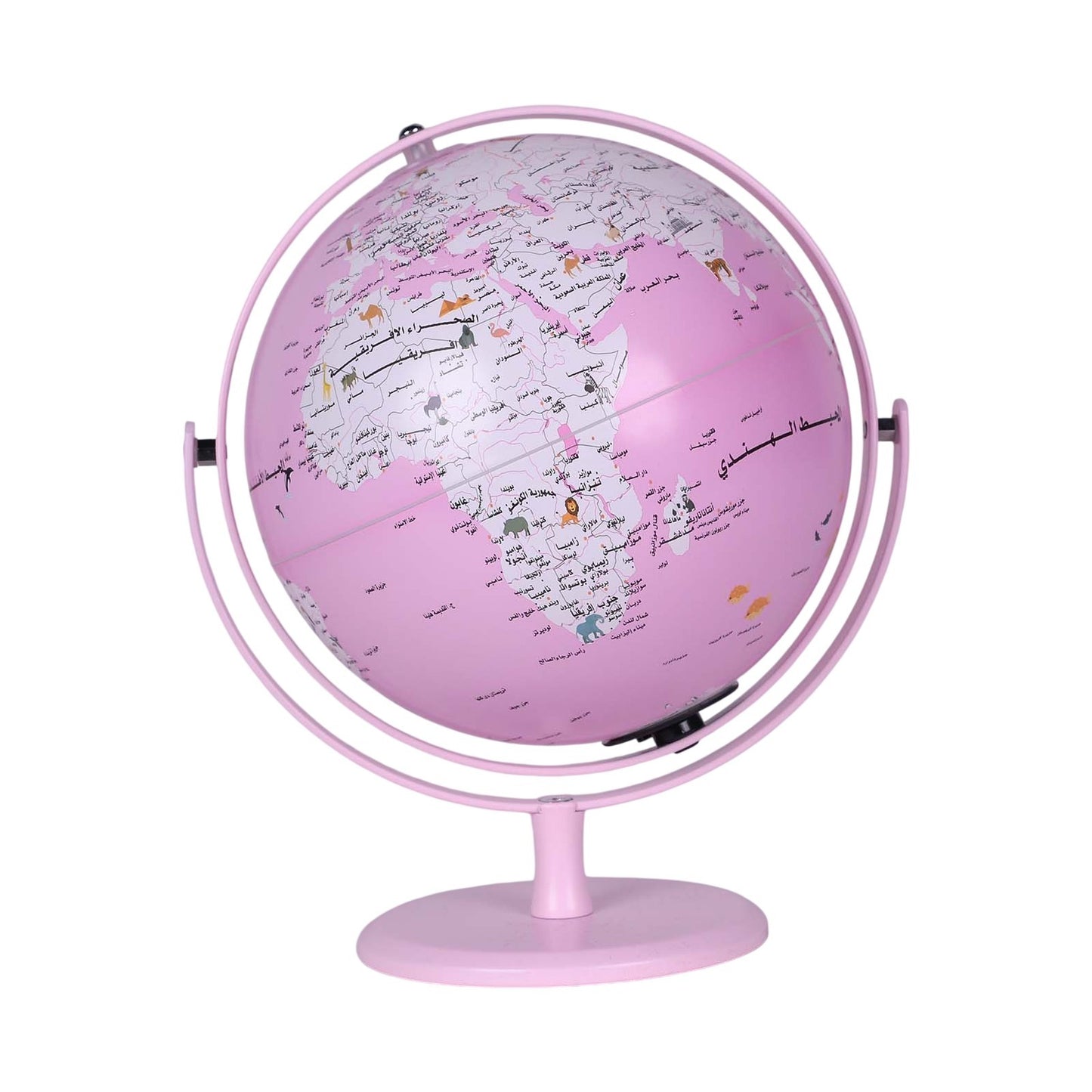 Globe Terrestre Lumineux 20 cm — Rotation 720° — Arabe - Librairie Oxford City