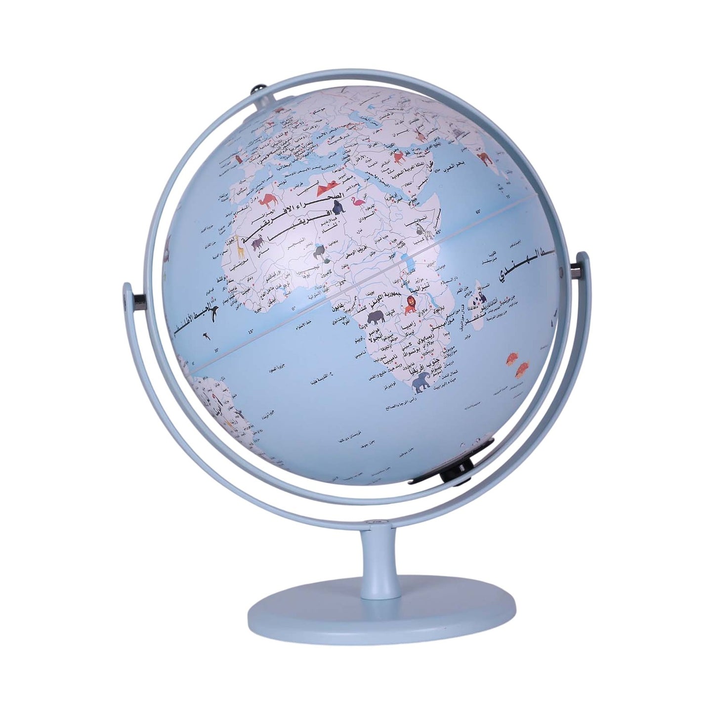 Globe Terrestre Lumineux 20 cm — Rotation 720° — Arabe - Librairie Oxford City