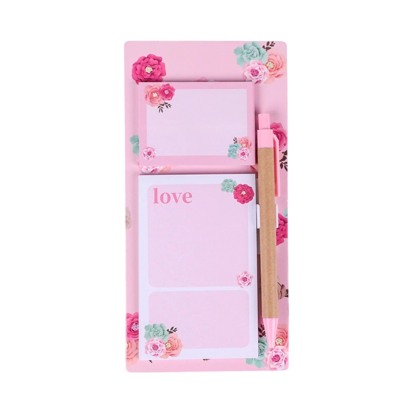 Bloc - Notes Aimanté avec Stylo — BX - 5140 (6 modèles floraux) - Librairie Oxford City