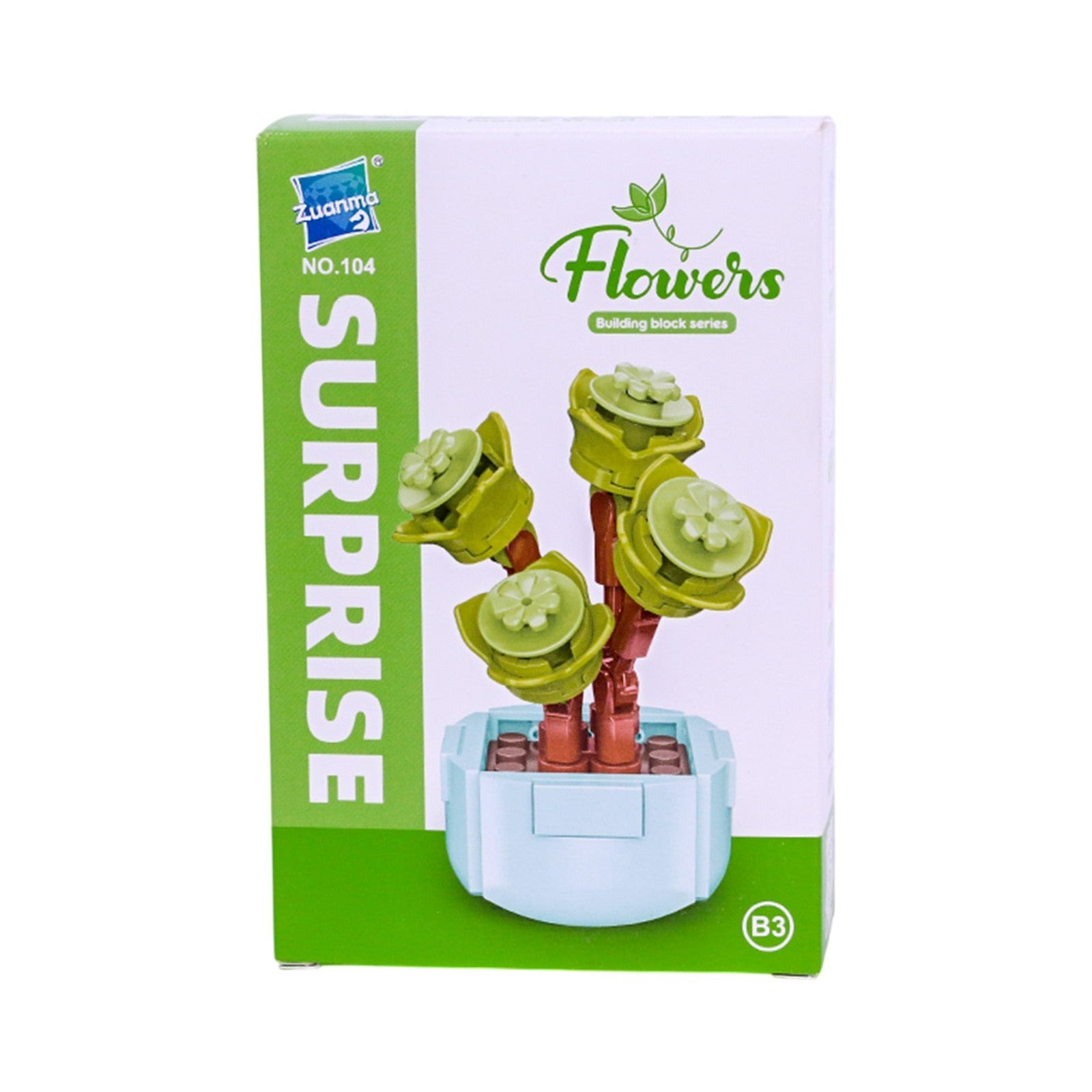 Roses en Briques – Série Flowers Building Block - Librairie Oxford City