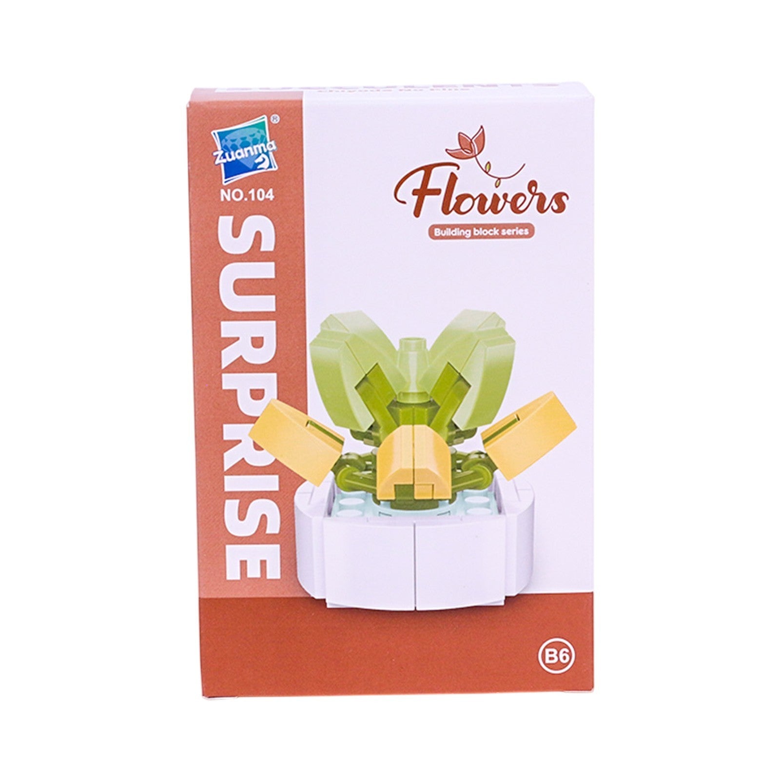 Roses en Briques – Série Flowers Building Block - Librairie Oxford City