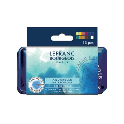 Coffret 12 aquarelles LEFRANC BOURGEOIS🎨🖌️ - Librairie Oxford City