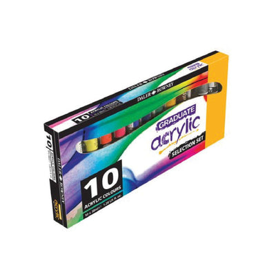 COFFRET ACRYLIC 10Tube "DALER ROWNEY" - Librairie Oxford City