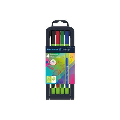 Coffret de 4 stylos Schneider Fineliner Line up - Librairie Oxford City