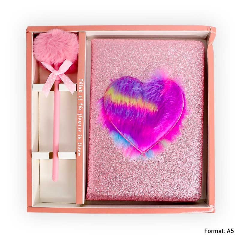 Coffret Notebook A5 Heart - Librairie Oxford City
