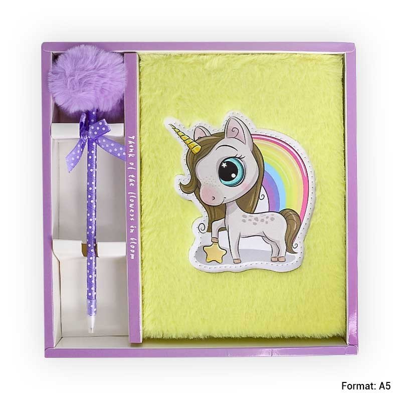 Coffret Notebook A5 Unicorne (2 couleurs) - Librairie Oxford City