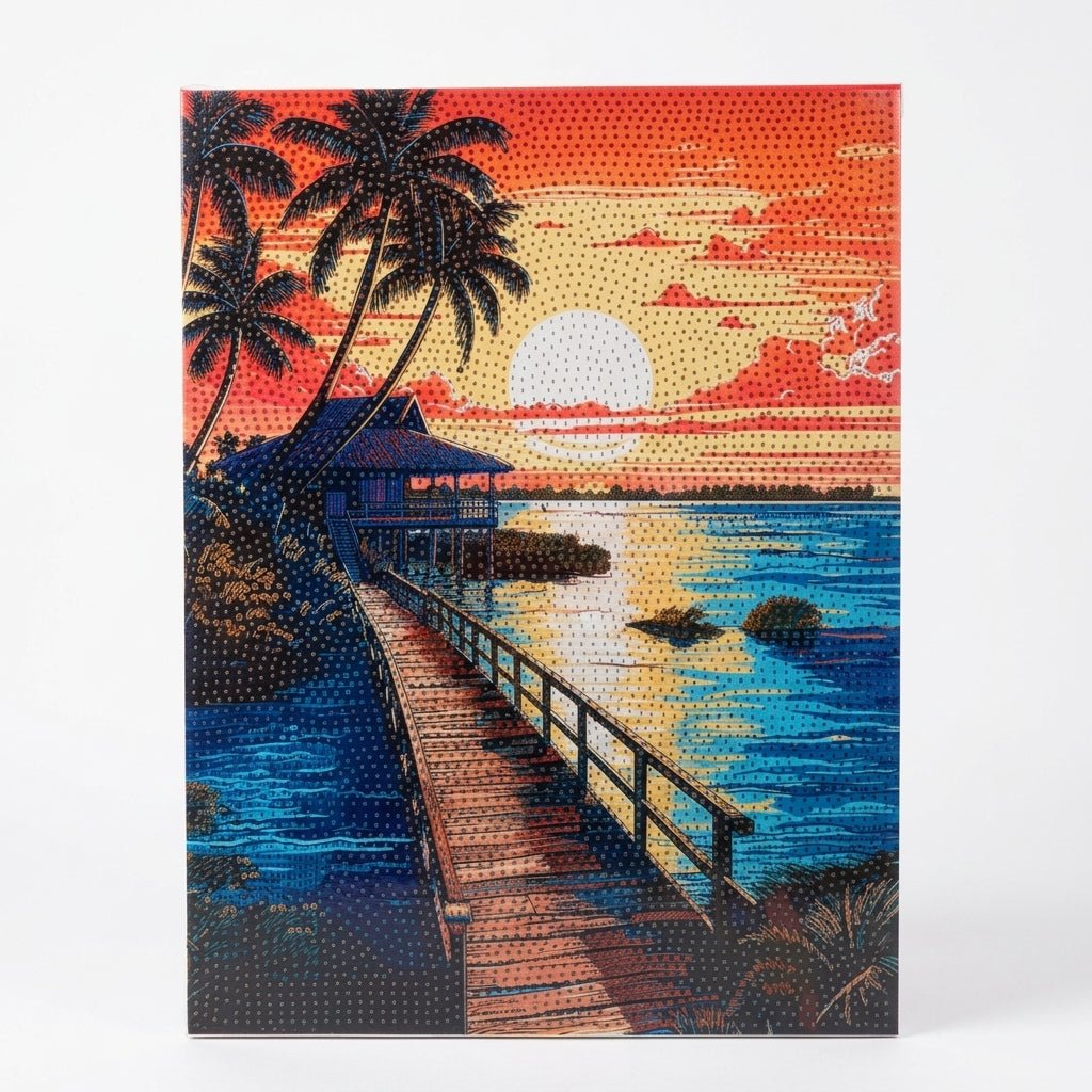 Tableau Diamand 50x40cm - Librairie Oxford City