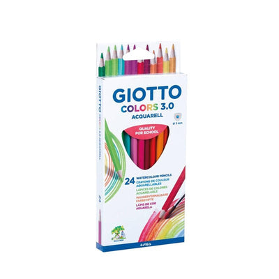 CRAYON AQUARELLE DE 24 GIOTTO COLORS 3.0 - Librairie Oxford City