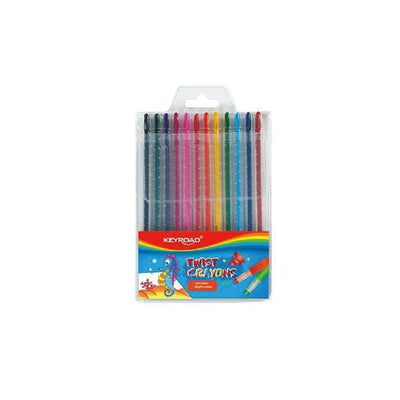 CRAYON CIRE DE 12 TWIST - Librairie Oxford City