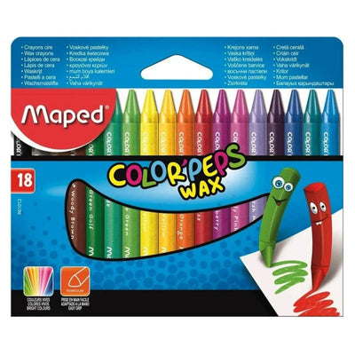 CRAYON CIRE DE 18 WAX - Librairie Oxford City