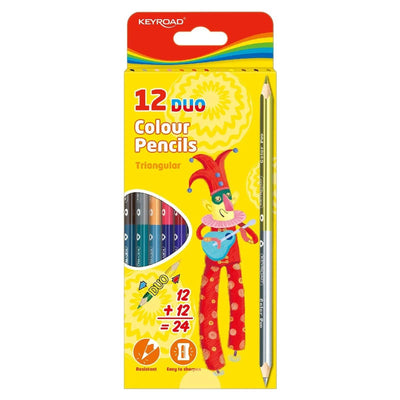 CRAYON COULEUR 12*18 DUO - Librairie Oxford City