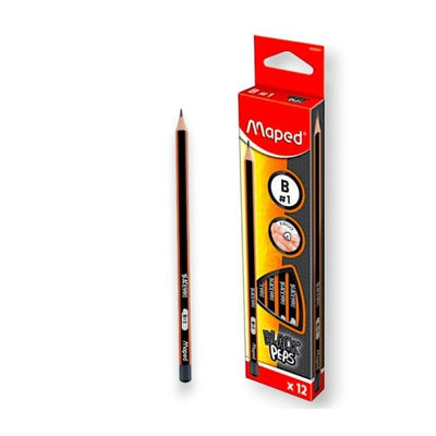 Maped Crayon Graphite – 2B, B, HB, H, 2H - Librairie Oxford City