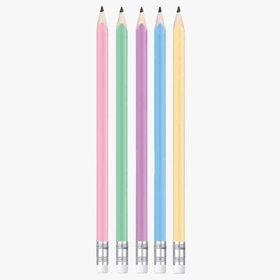 Crayon noir HB2 Couleur Pastel + Gomme - KEYROAD - Librairie Oxford City